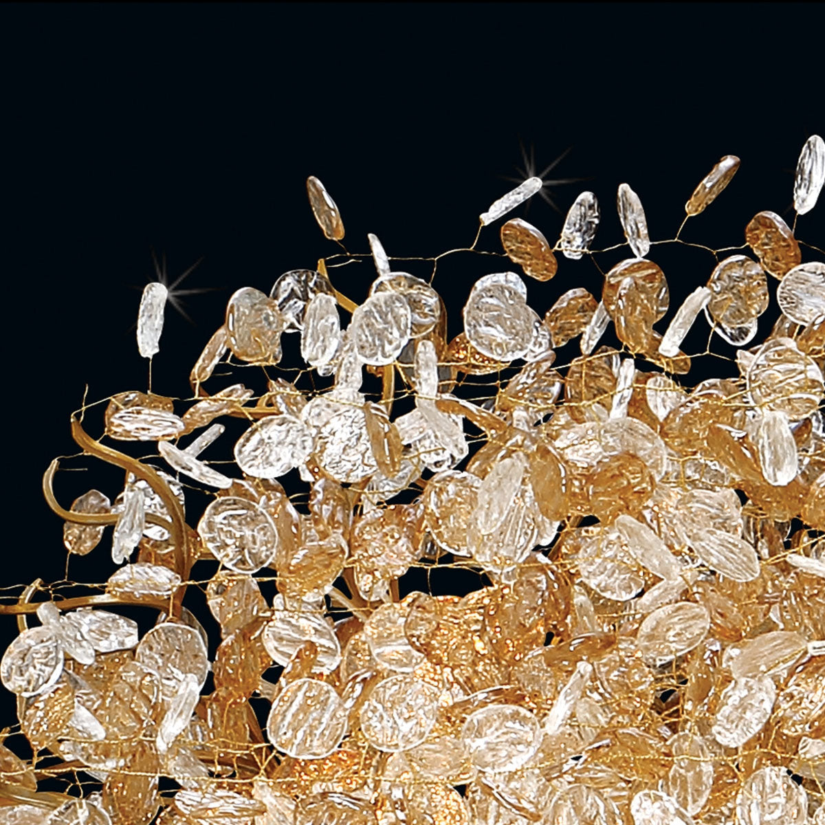 Ambre Cascade Oval Chandelier