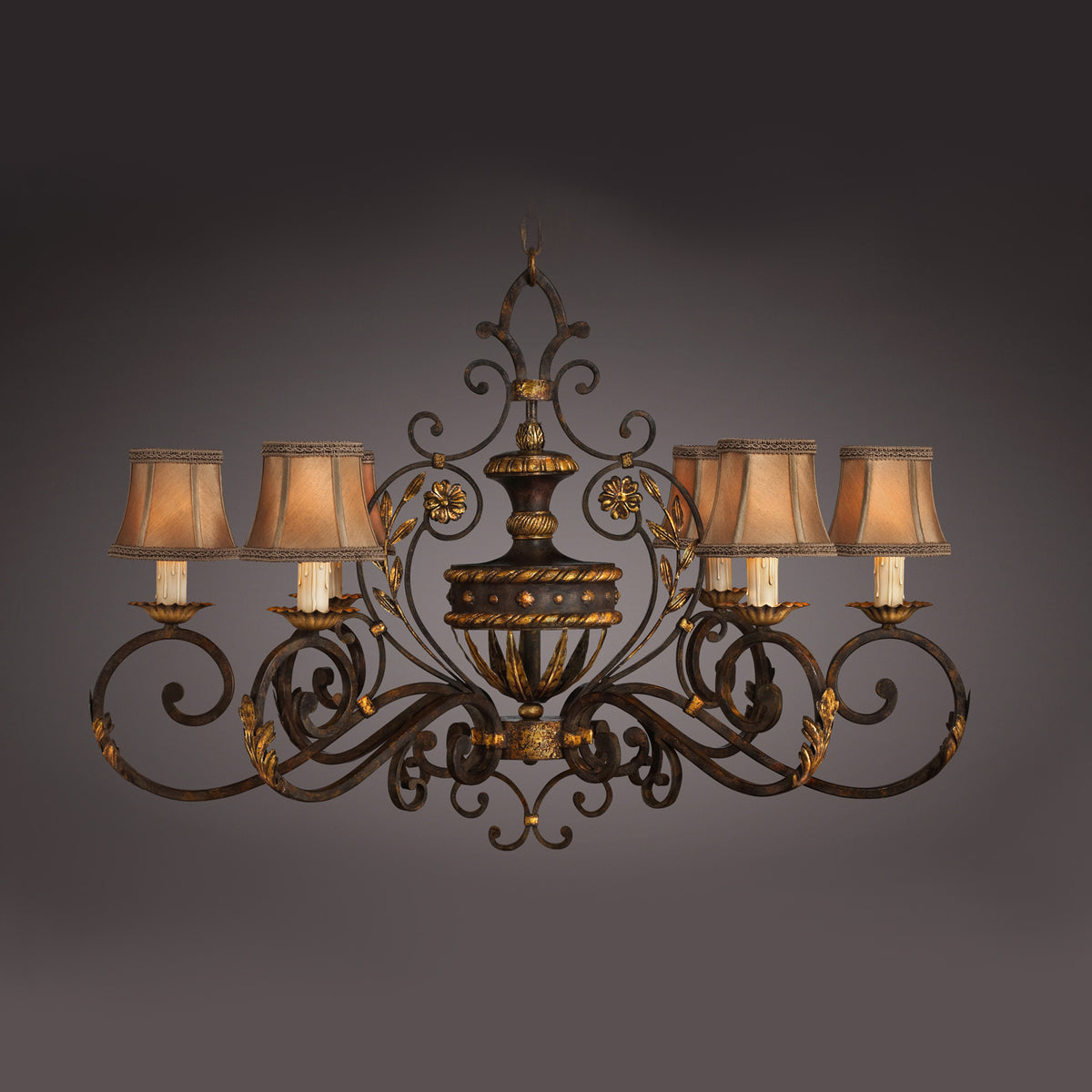 Antiqua Oval Candelabra Chandelier