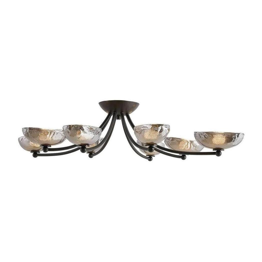Arachnid Arm Bronze Opal LED Flush Mount