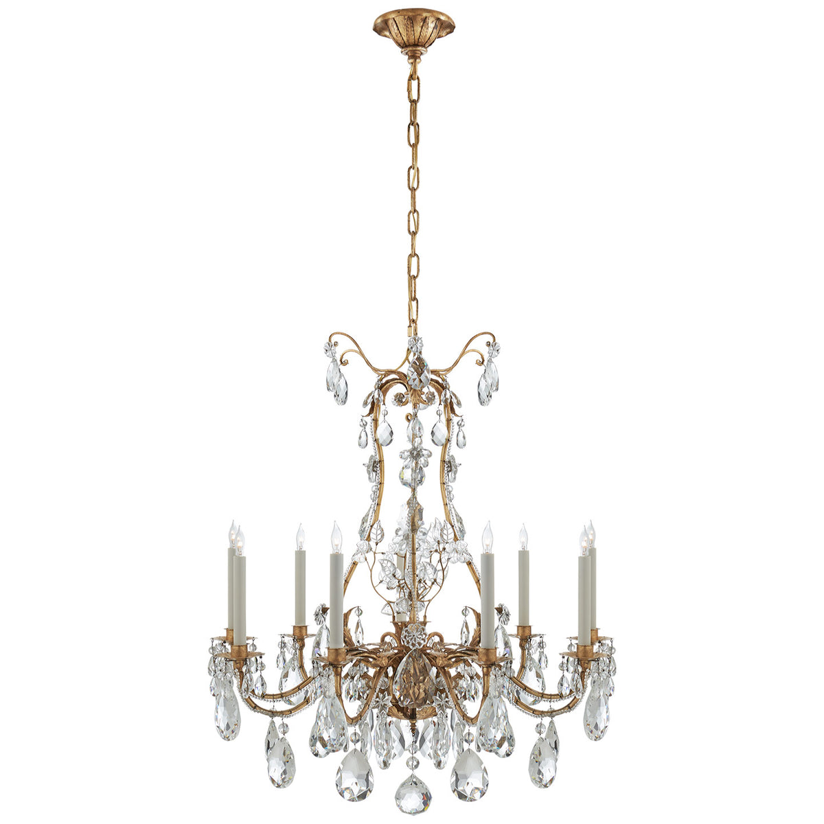 Aureate Crystal Crest Chandelier