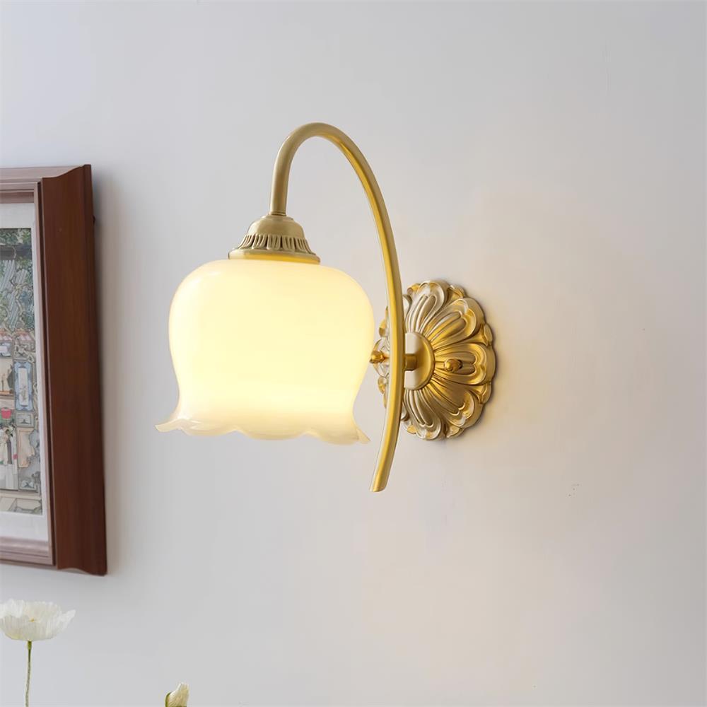 Bellorchid Gold Beige Wall Lamp