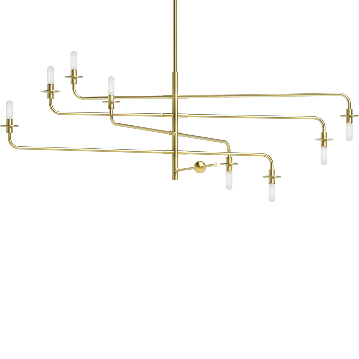 Brassline Edison Tube Chandelier
