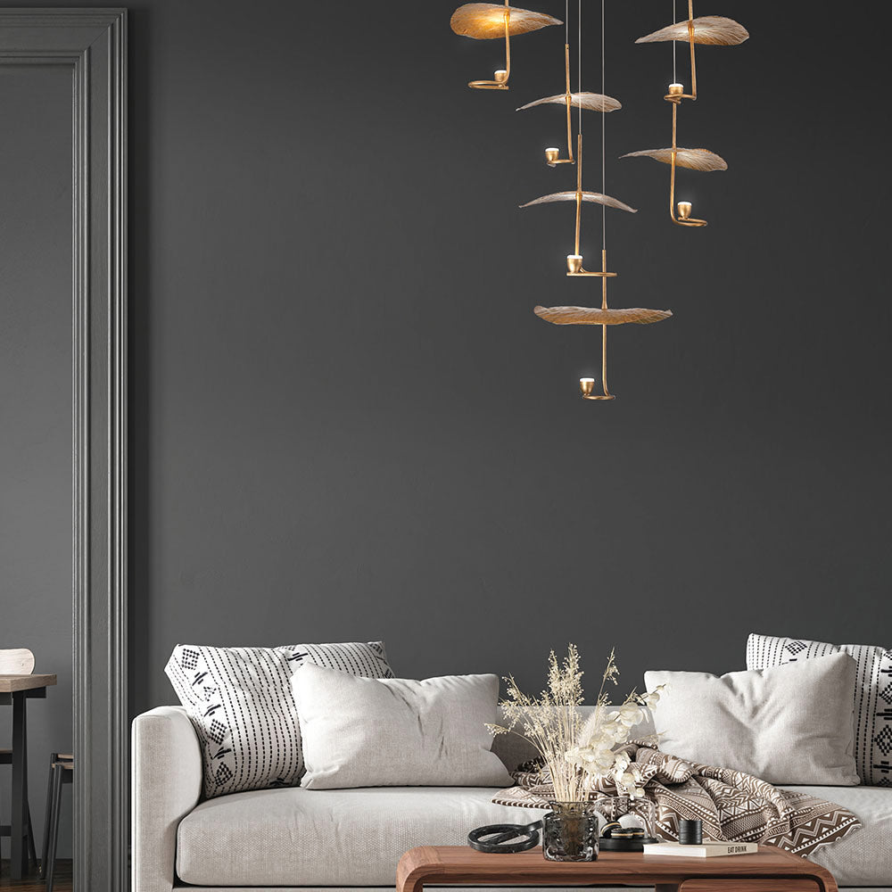 Bronze Halo Cluster LED Chandelier