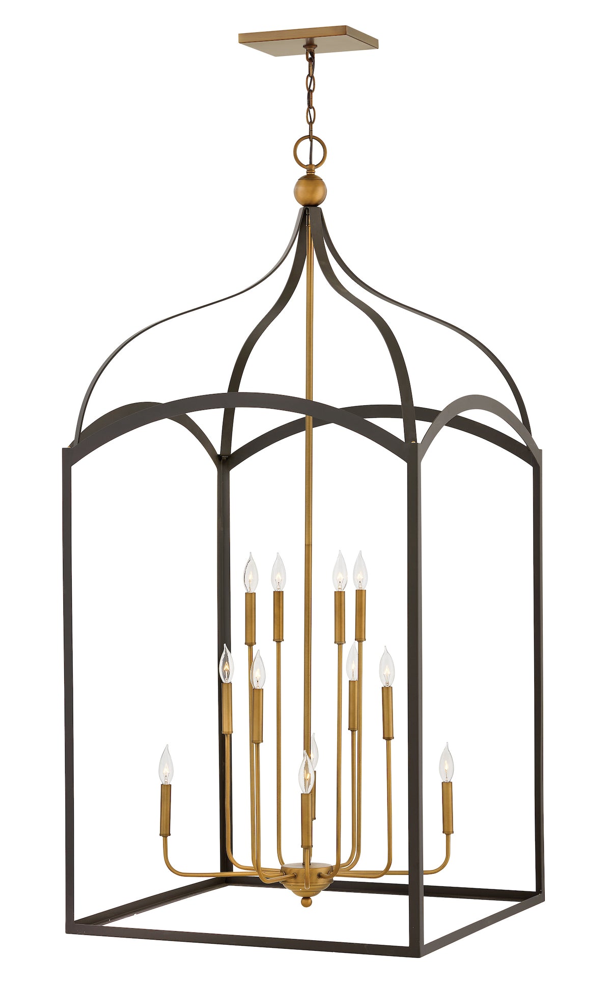 Bronze Spire Candelabra Chandelier