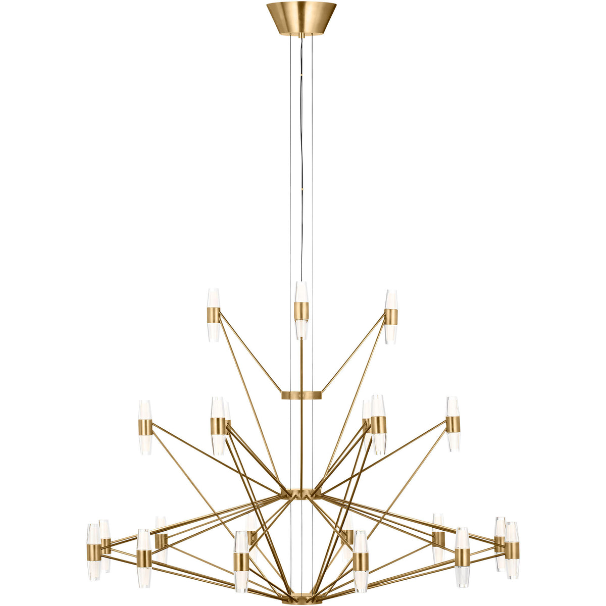 Celestine Bronze Crystal LED Chandelier