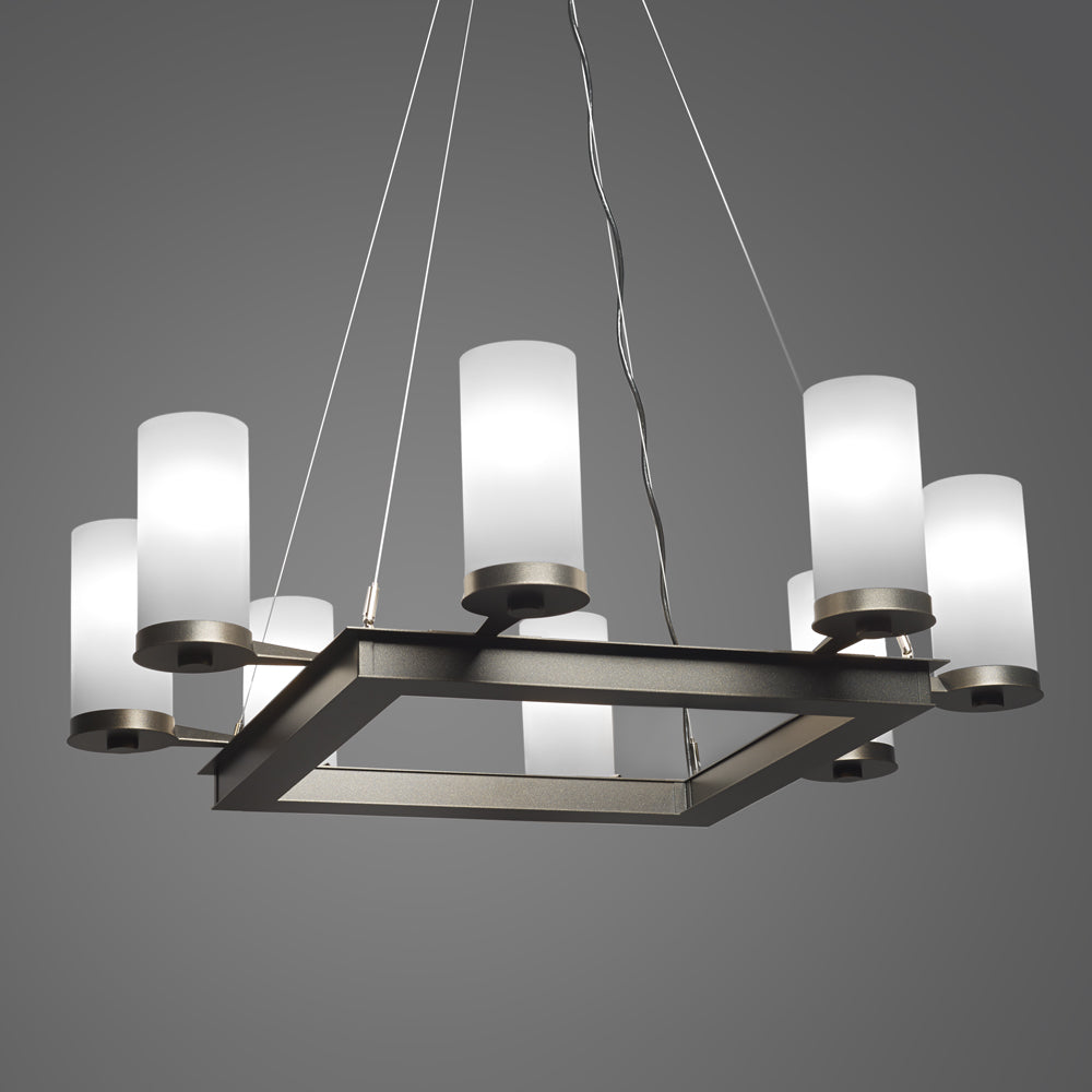 Chestnut Alabaster-Style Chandelier