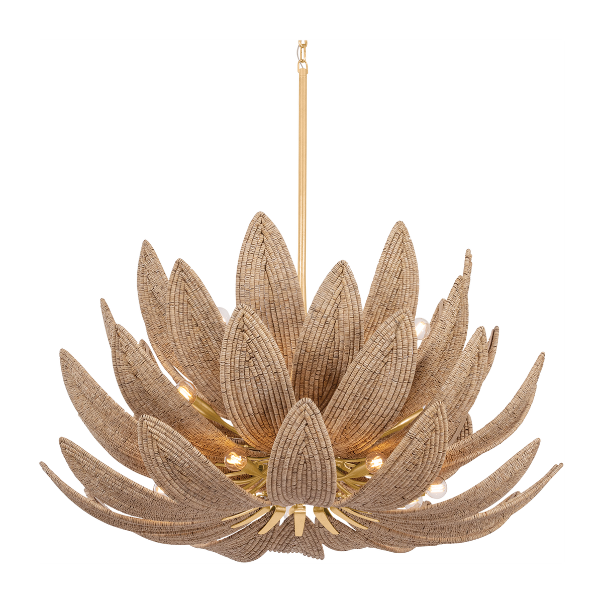 Coco Bead Artichoke Twenty-Eight-Light Chandelier