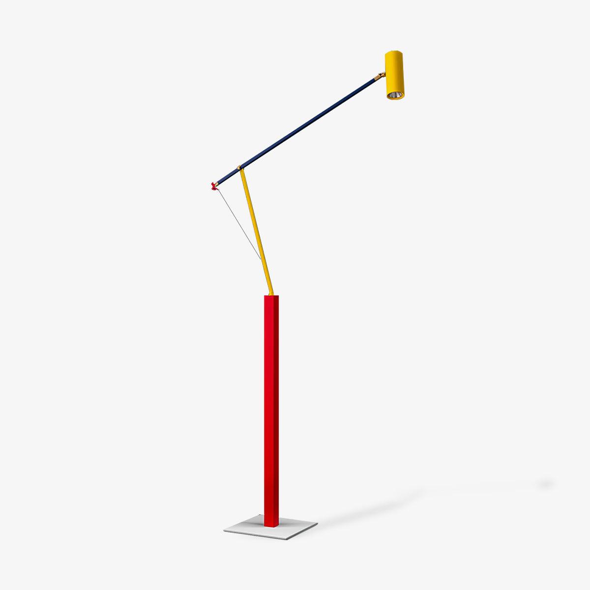 Danzio Red Yellow Blue LED Floor Lamp