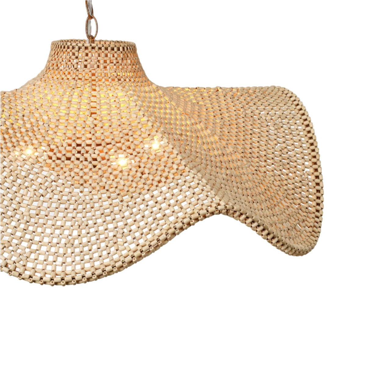 Detailed Multi-Finish Statement Chandelier