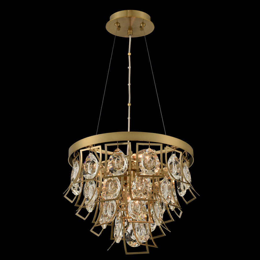 Firenze Prism Brass Pendant