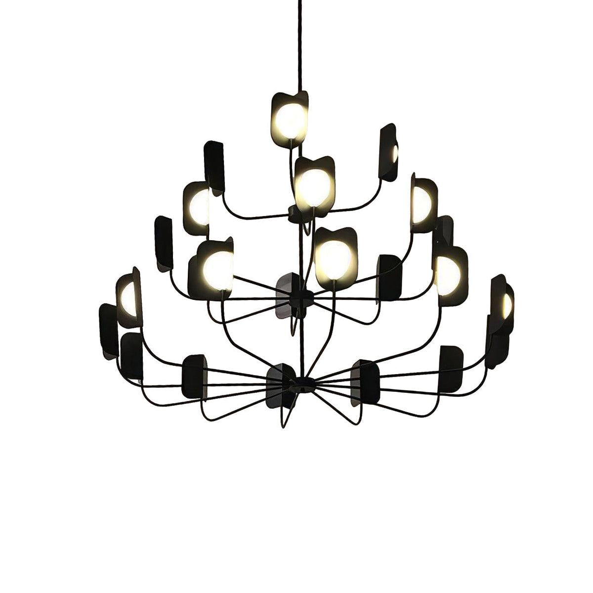 Foliaire Copper Rose Gold Chandelier