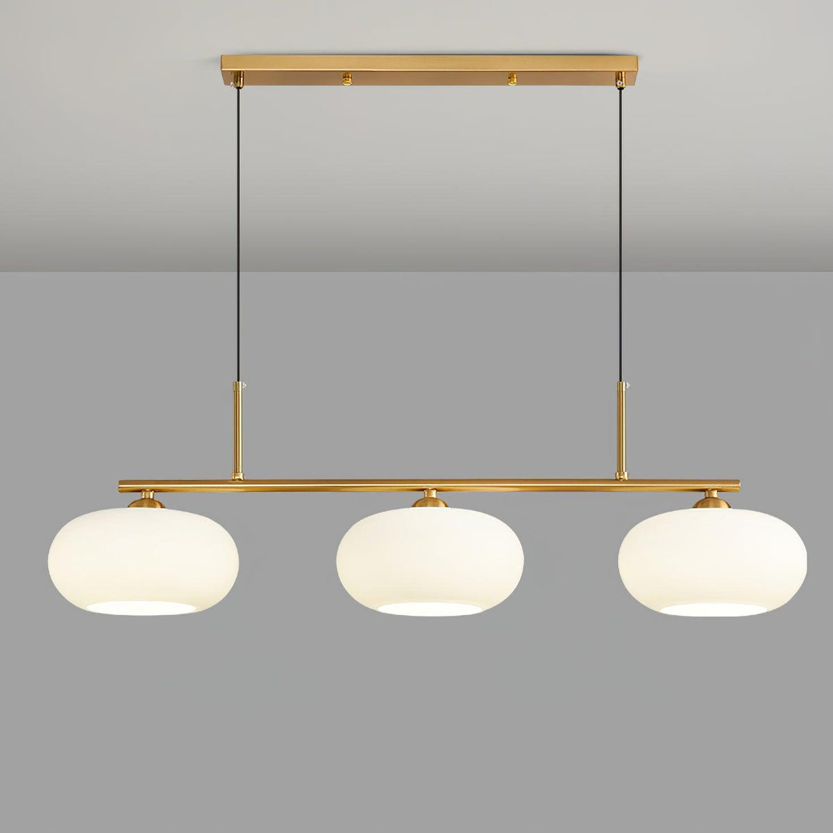 Globe Span Nickel Gold Multi-Light Pendant