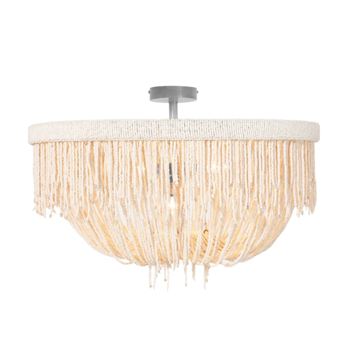 Handcrafted Multi-Finish Semi-Flush Ceiling Light