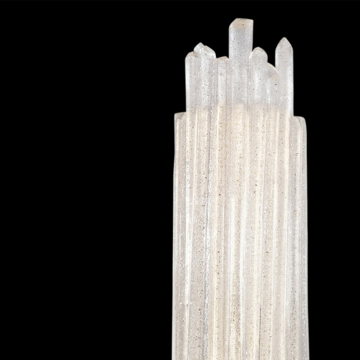 Handworked Quartz Spire Wall Sconce