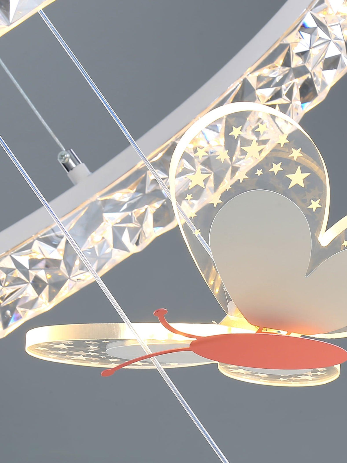 Kiteflora Whtie Pink LED Pendant