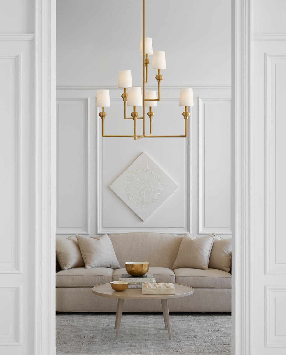Linencrest Antique Brass Chandelier