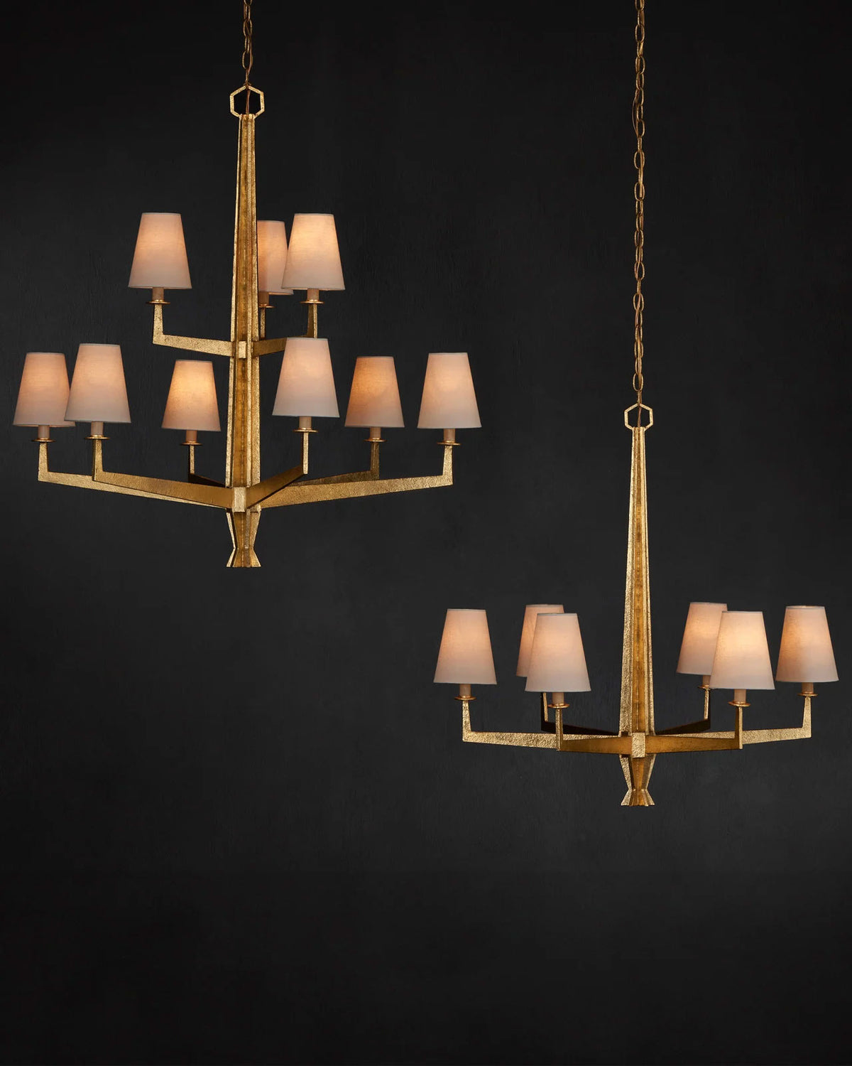 Lucerne Gilded Tier Chandelier