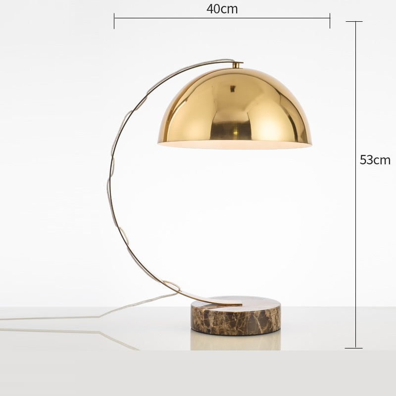Luxury Fabric Shade Designer Table Lamp / A / EU