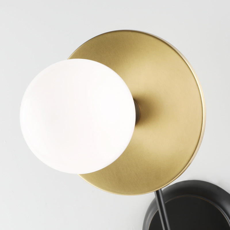 Modern Copper Bedside Wall Light