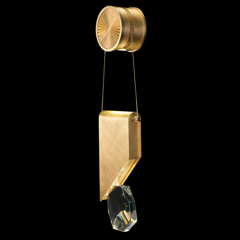 Necklace Motif Optic Crystal LED Wall Sconce