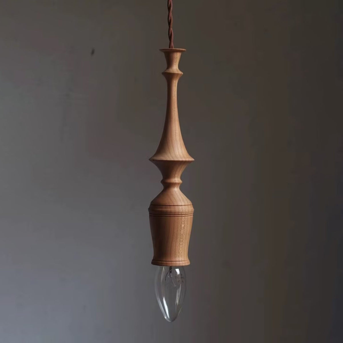 Neruka Walnut Wood Pendant