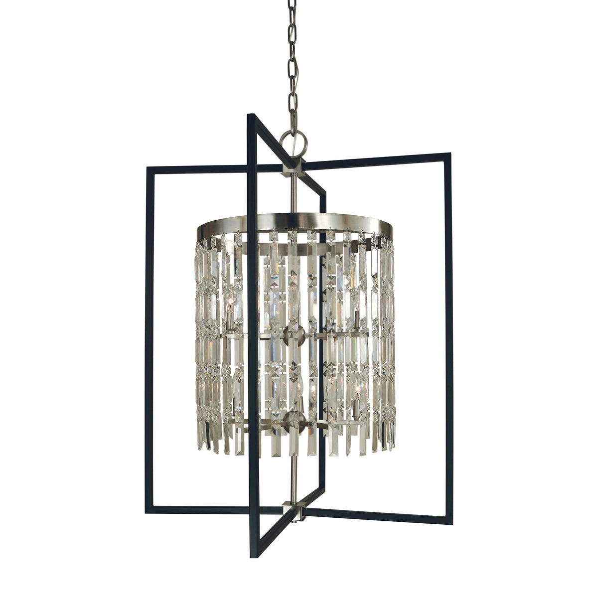 Nocturne Nickel Five-Light Chandelier