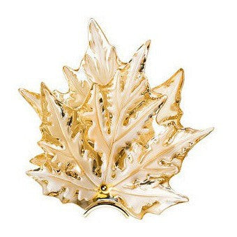 Plane-Tree Clear Crystal Gilded Wall Sconce