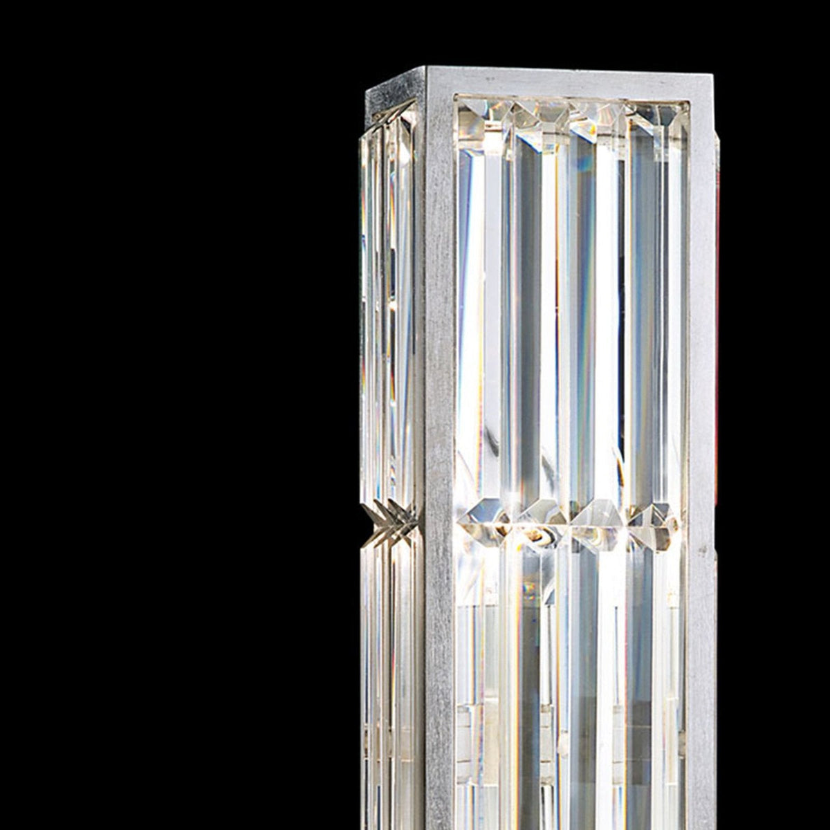Prismatic Panel Gold Silver Wall Sconce