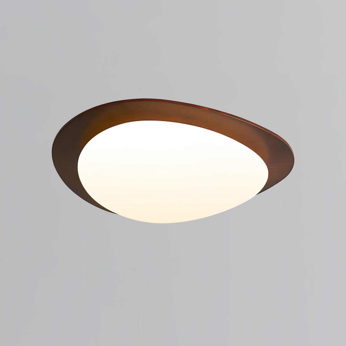Rhombic Black Orange LED Ceiling Light