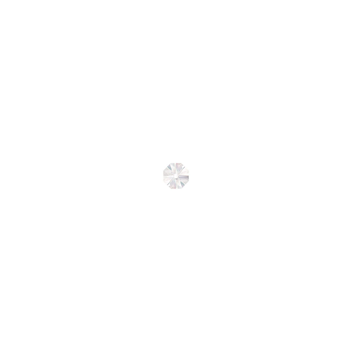 Romantic Strand Clear Optic Crystal Flush Mount