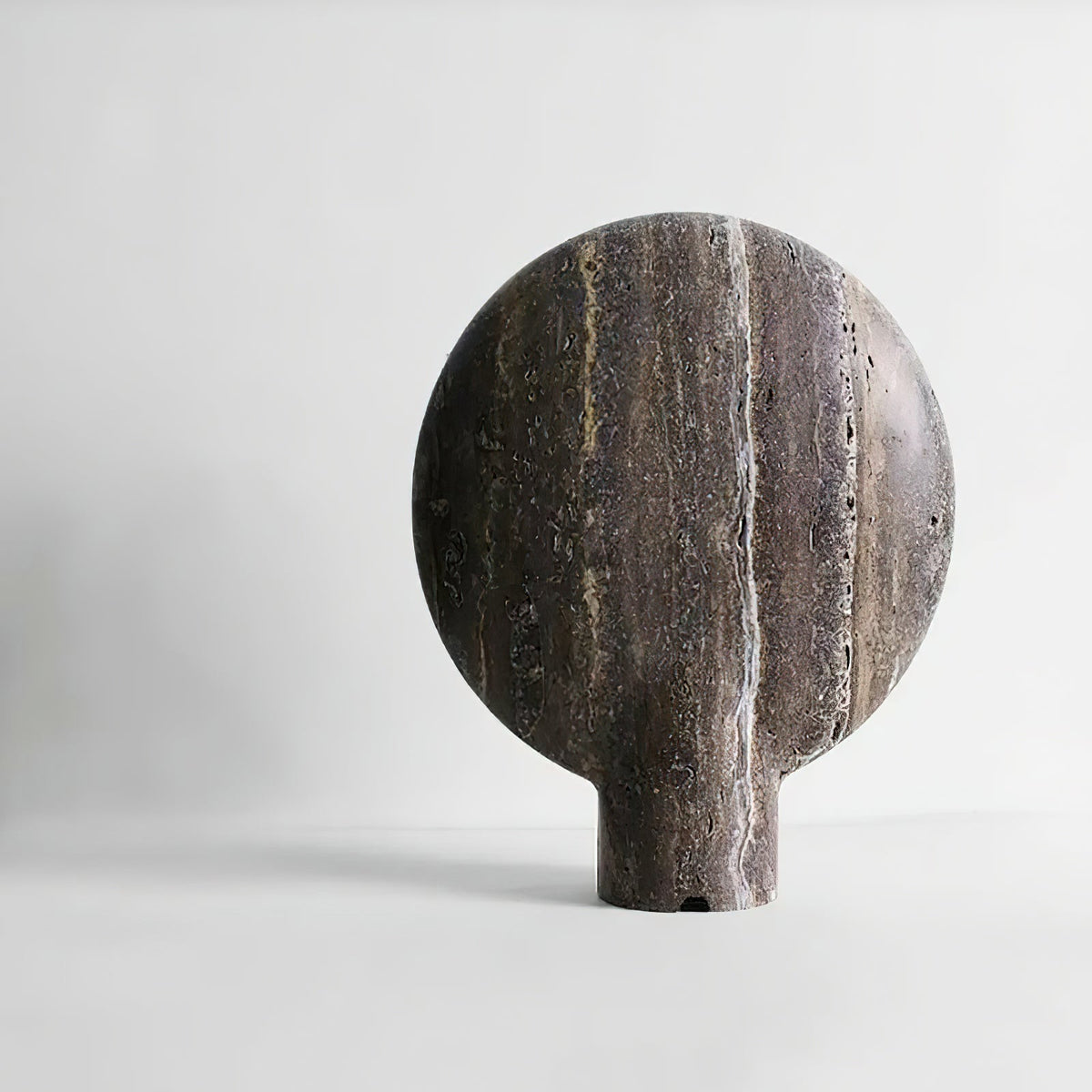Rondure Brown Travertine Table Lamp