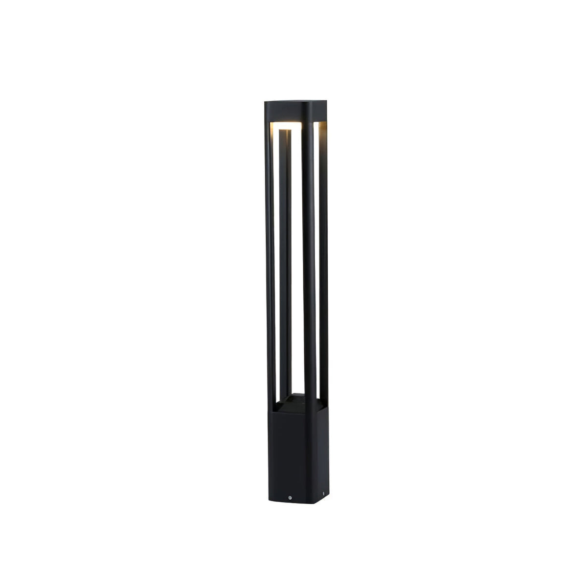 Stanchion Black LED Garden Light
