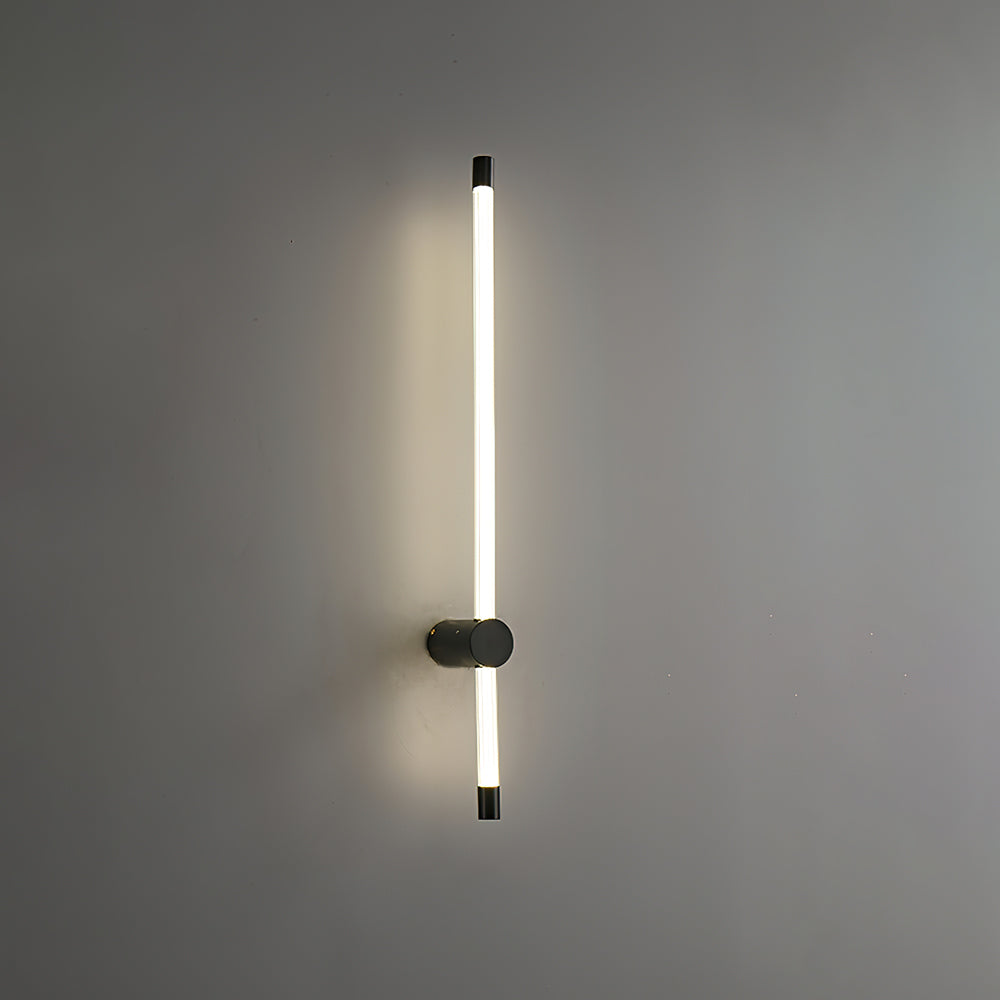 Strake Black Brass LED Wall Light