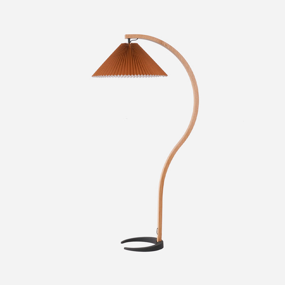 Timberline Beech Linen Floor Lamp