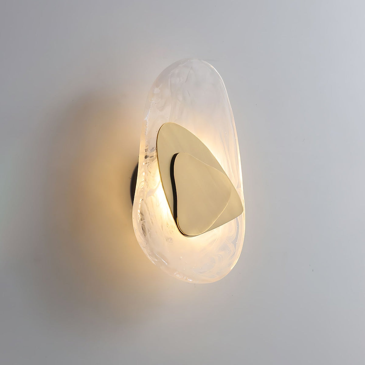 Tinted Arc Black Copper LED Wall Lamp