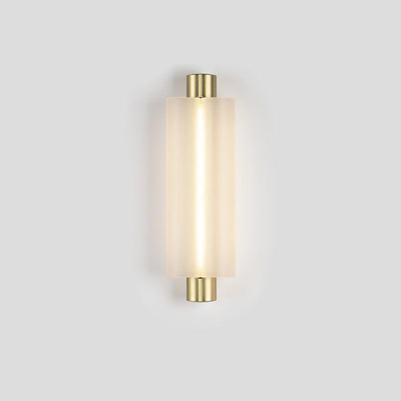 Trifoliate Seam Black Gold LED Wall Sconce