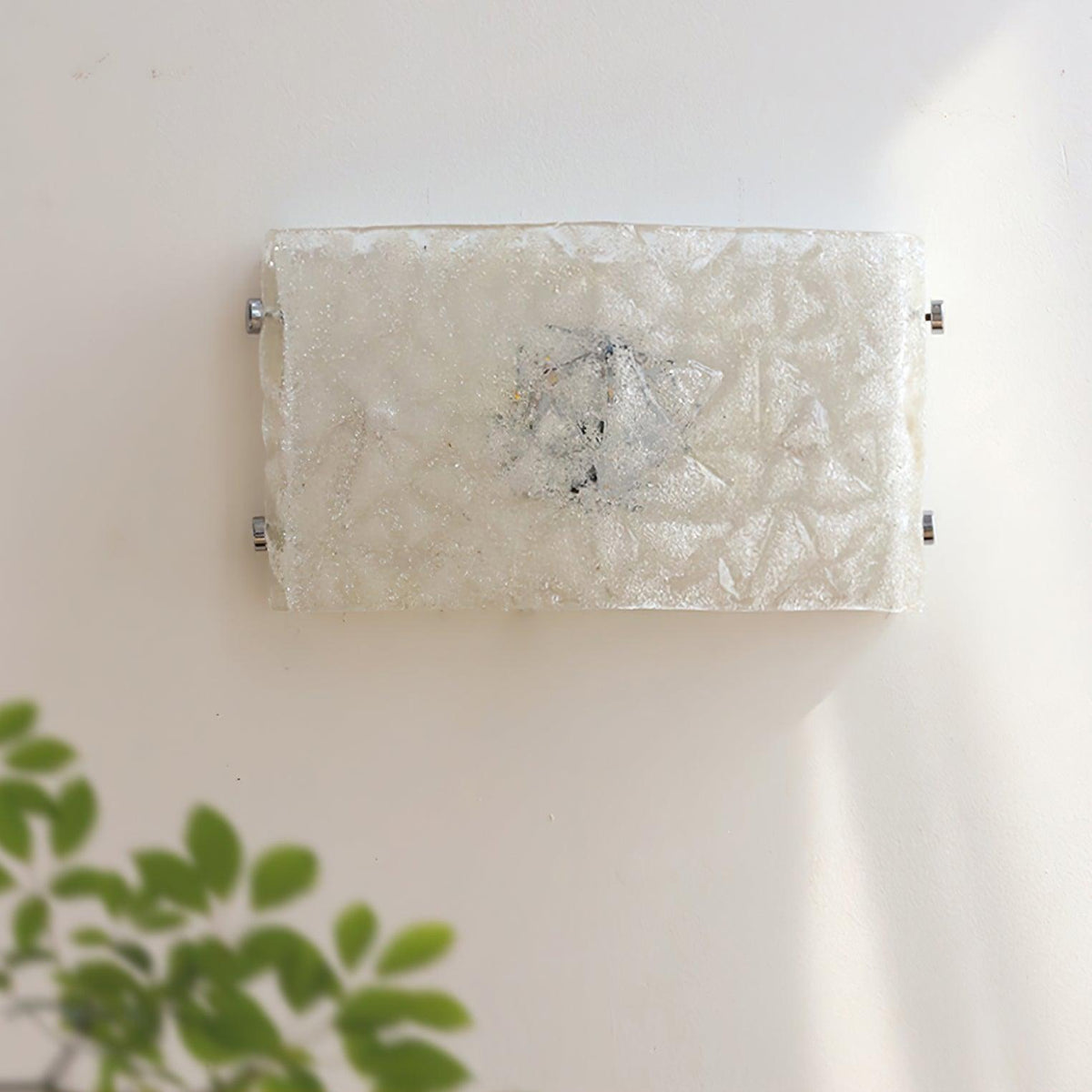 Vestry Chrome Glass LED Wall Light