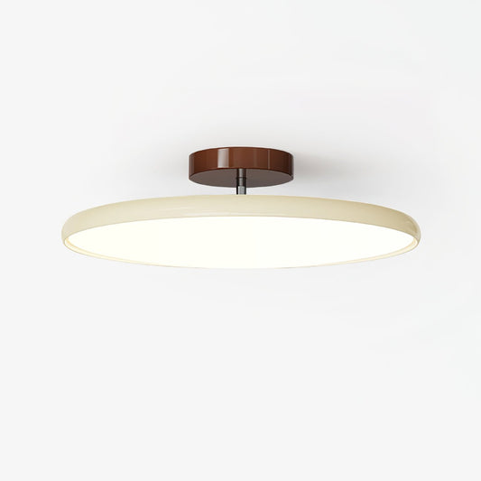 Adjustable Round Brown Beige Green LED Ceiling Light
