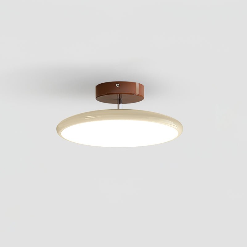 Adjustable Round Brown Beige Green LED Ceiling Light