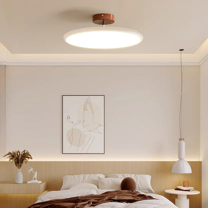 Adjustable Round Brown Beige Green LED Ceiling Light