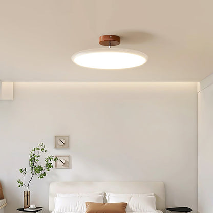 Adjustable Round Brown Beige Green LED Ceiling Light