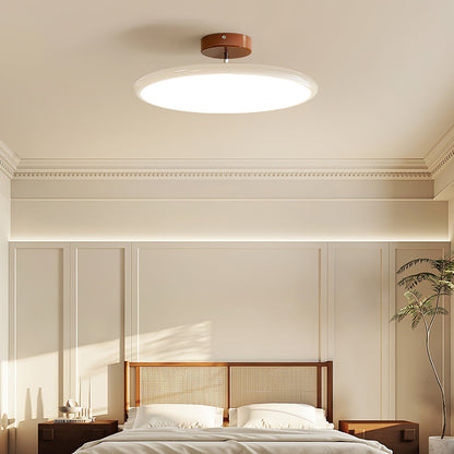 Adjustable Round Brown Beige Green LED Ceiling Light