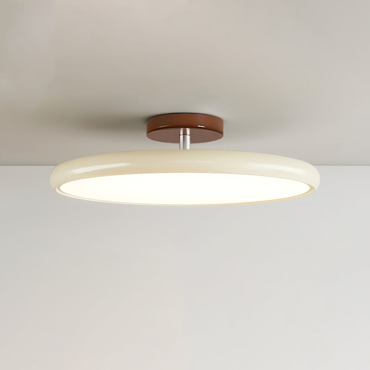 Adjustable Round Brown Beige Green LED Ceiling Light