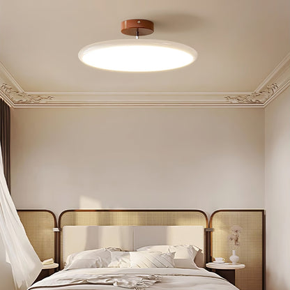 Adjustable Round Brown Beige Green LED Ceiling Light