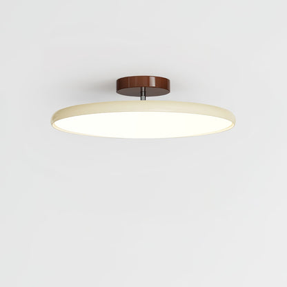 Adjustable Round Brown Beige Green LED Ceiling Light
