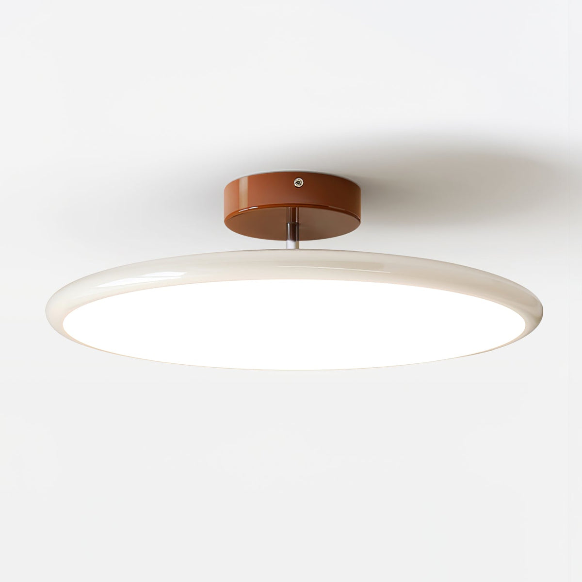 Adjustable Round Brown Beige Green LED Ceiling Light