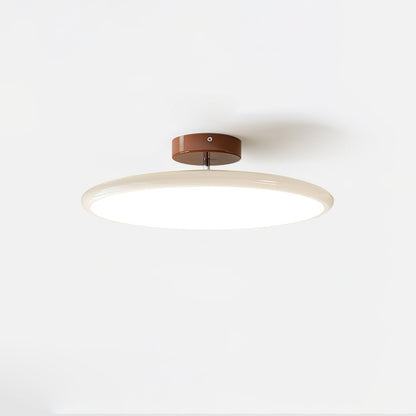 Adjustable Round Brown Beige Green LED Ceiling Light