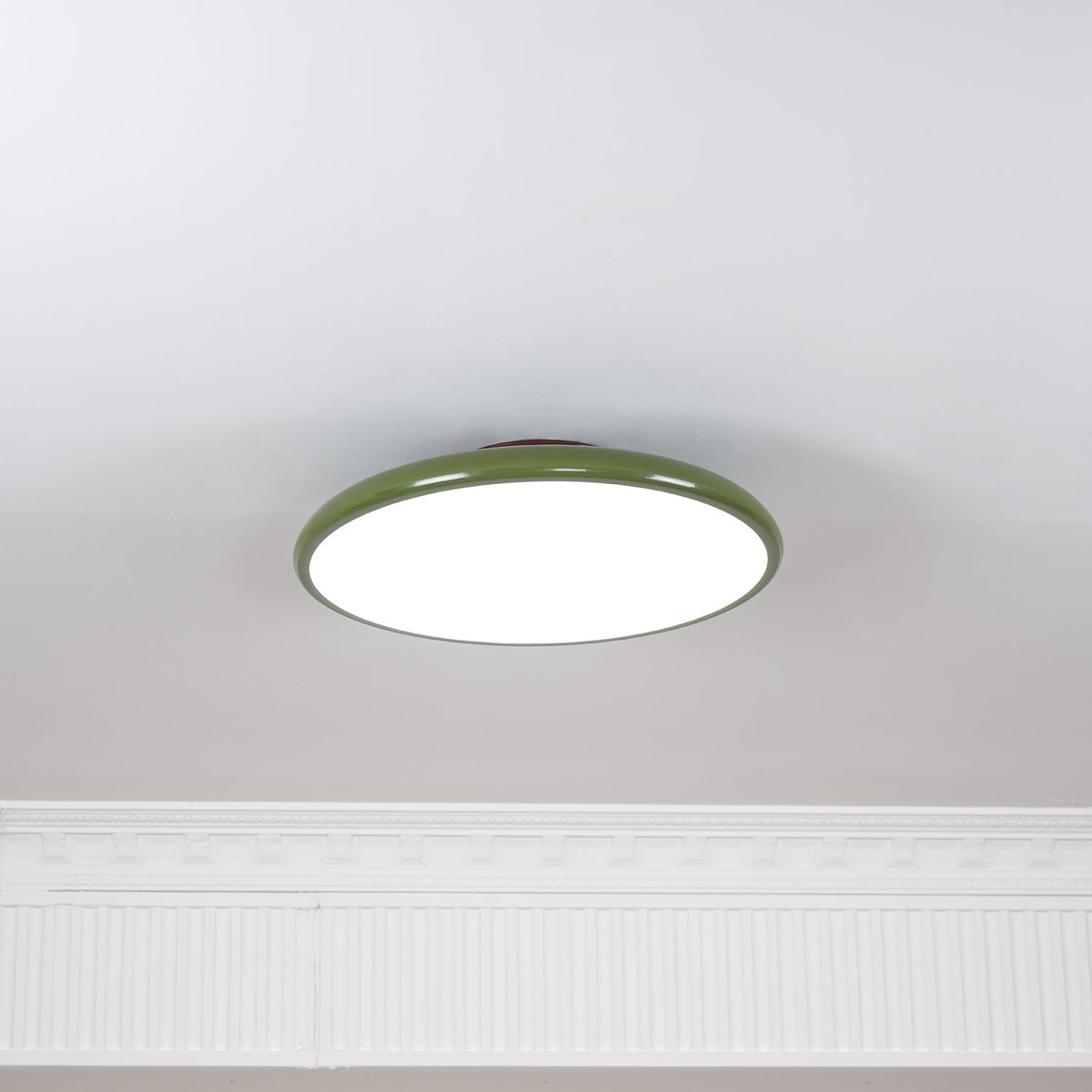 Adjustable Round Brown Beige Green LED Ceiling Light