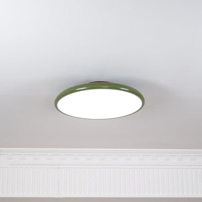 Adjustable Round Brown Beige Green LED Ceiling Light