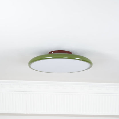 Adjustable Round Brown Beige Green LED Ceiling Light